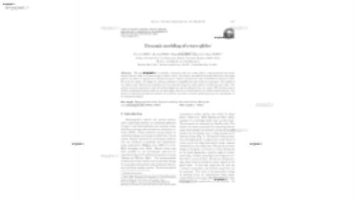 Dynamicmodeling of awave glider